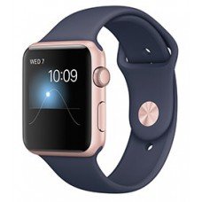 مشخصات، قیمت و خرید ساعت هوشمند سری 2 مدل 42mm Rose Gold Aluminum Case with Midnight Blue Sport Band اپل | 19کالا